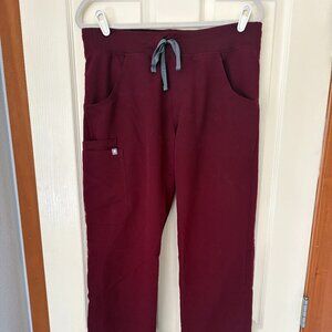 Figs Kade Cargo Scrub Pant, Medium Tall, Burgundy